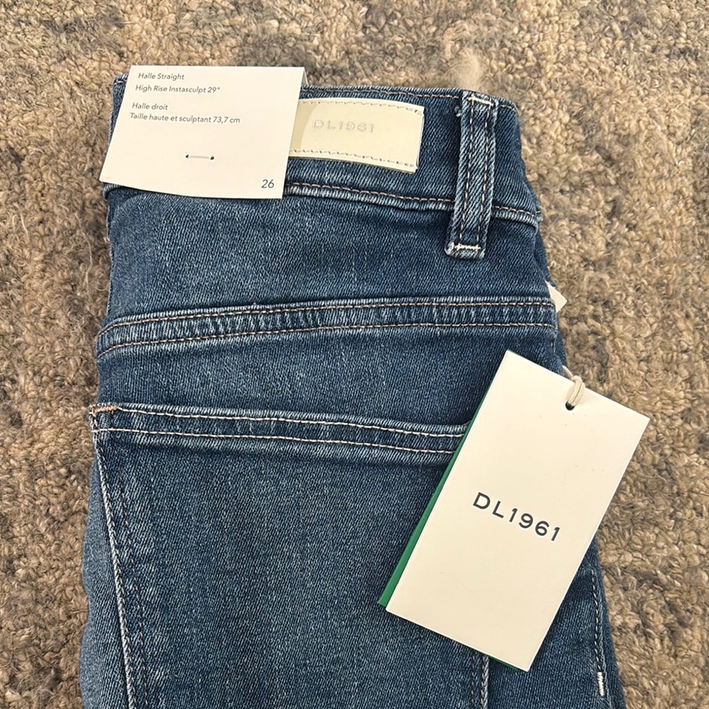 DL1961 Halle Straight High Rise Instasculpt — size 26 - NWT - Picture 7 of 8